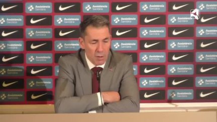 Gonzalo García de Vitoria en rueda de prensa