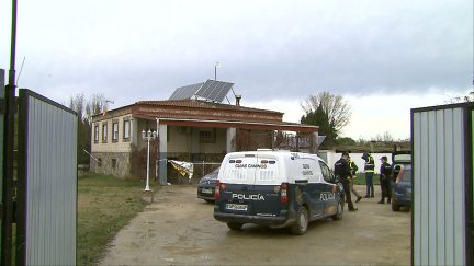 Finca privada donde ocurrieron los hechos en Movera, Zaragoza, en 2018.