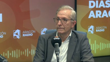 Lucio Fuentelsaz, director del Informe GEM Aragón del Observatorio del Emprendimiento, en el programa Buenos Días Aragón de Aragón Radio este martes.