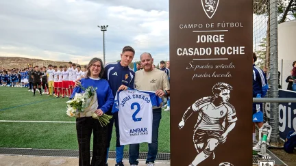 Ander Herrera y los padres de Jorge Casado