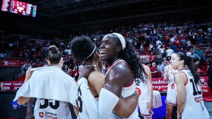 Las jugadoras del Casademont Zaragoza buscan una nueva victoria en la Euroliga.