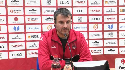 Carlos Cantero en la previa del partido frente a Leganés
