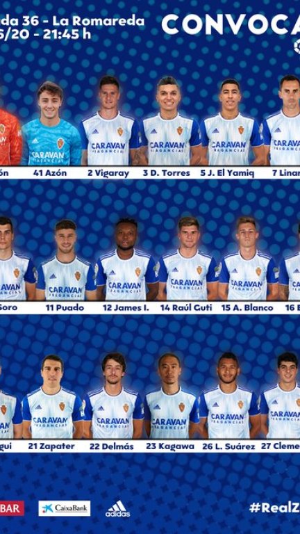 Puado y Vigaray vuelven a la convocatoria del Real Zaragoza . Foto: Real Zaragoza.