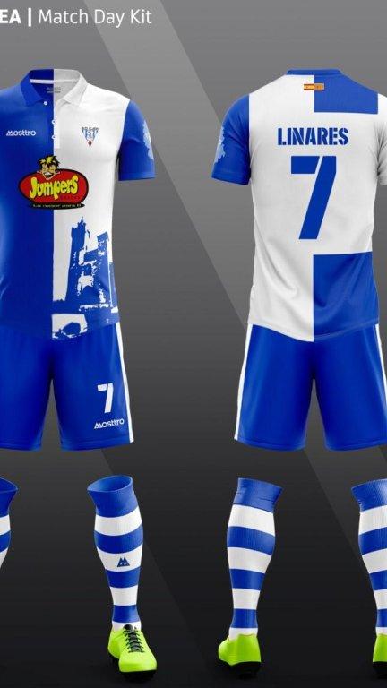 Camiseta de la SD Ejea para la temporada 2020-2021