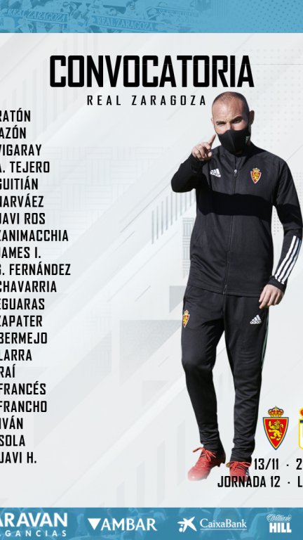 Convocatoria del Real Zaragoza