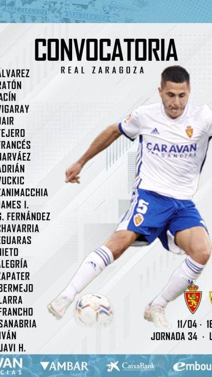 Estos son los 24 convocados para el duelo ante el Almería.