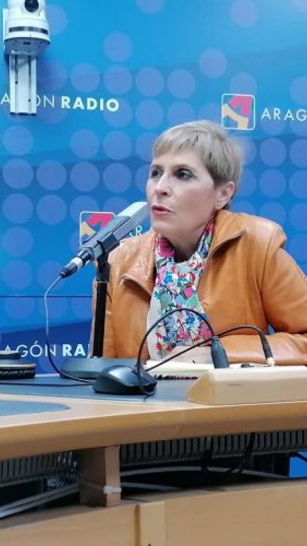 Inma Cuesta en Aragón Radio.
