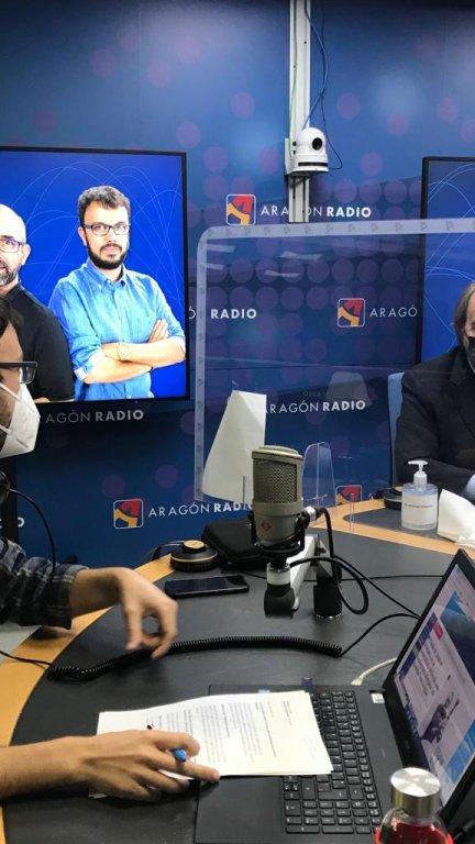 Carlos Pérez Anadón, durante la entrevista este viernes en Aragón Radio.