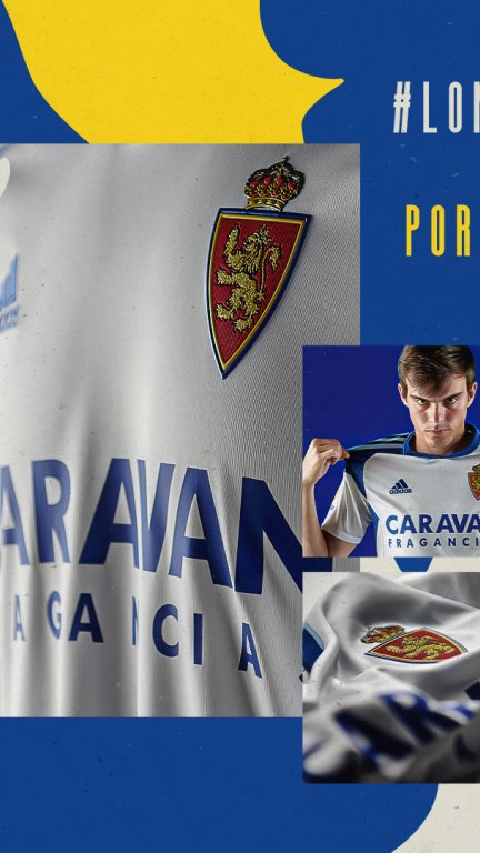 Camiseta del Real Zaragoza para la próxima temporada.