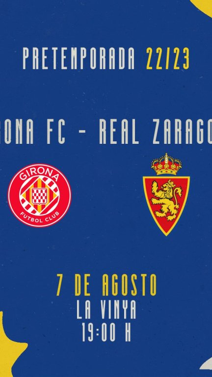 El Real Zaragoza anuncia un nuevo encuentro de pretemporada.