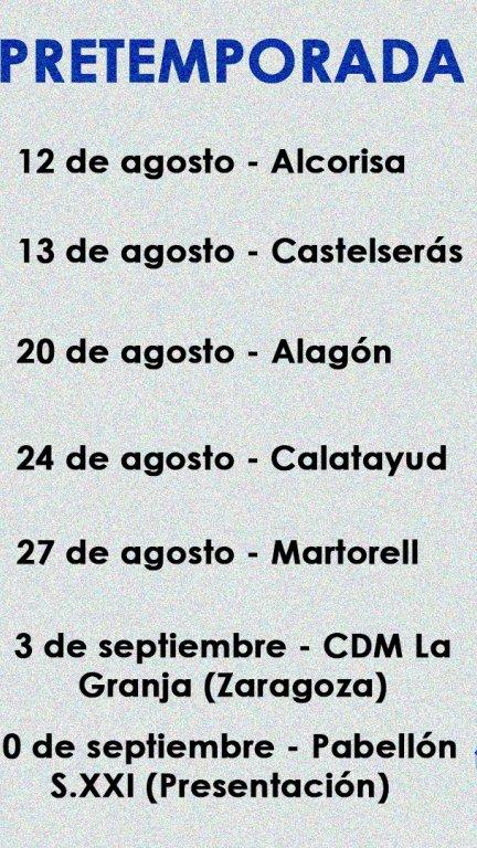 Este es el calendario de amistosos del AD Sala 10 para este verano.