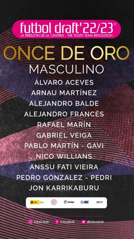 Once de oro masculino