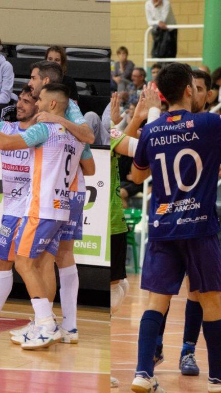 Imágenes de los dos equipos aragoneses de Segunda División
