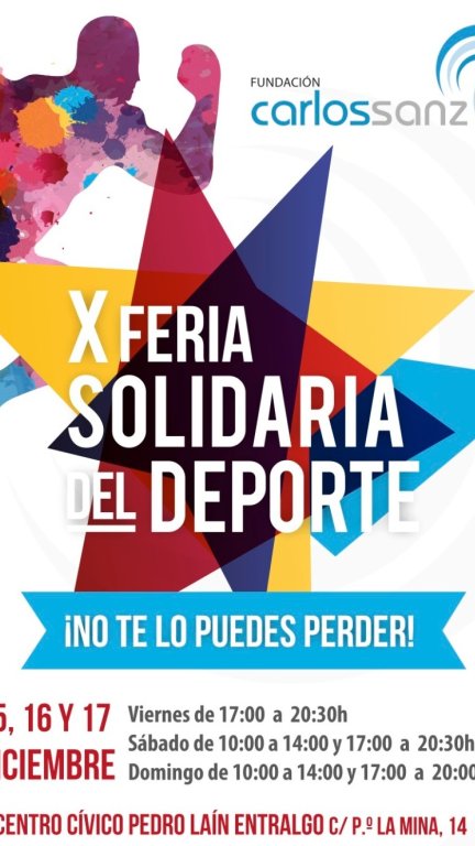 Feria solidaria Fundación Carlos Sanz.