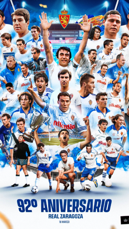 Imagen conmemorativa del 92 aniversario del club