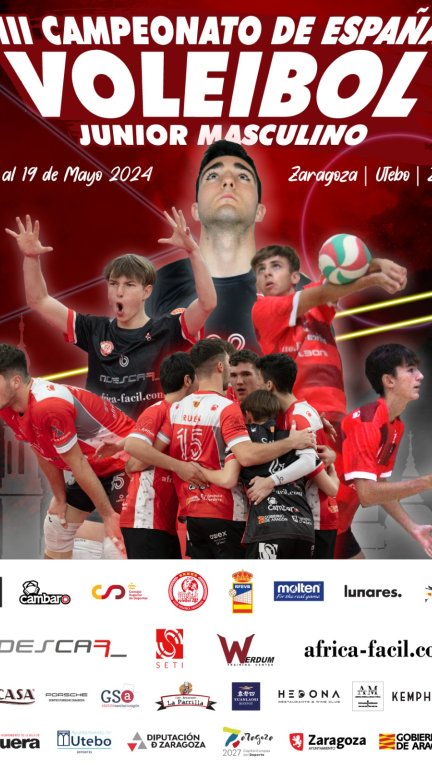 Cartel oficial del evento que se disputa esta semana en Zaragoza.
