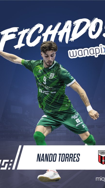 Nando Torres, nuevo fichaje del Wanapix Sala 10 Zaragoza.