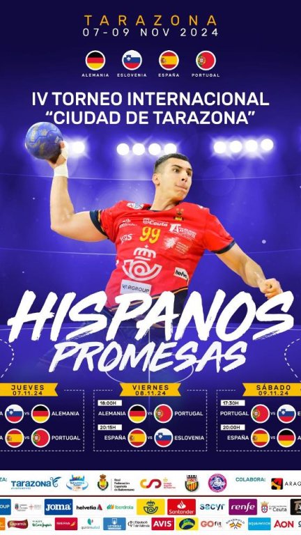 Cartel oficial del IV Torneo Internacional 'Ciudad de Tarazona'.
