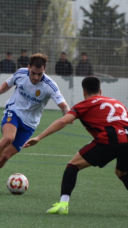 Imagen del duelo disputado por el Deportivo Aragón este domingo. Foto: X Real Zaragoza.