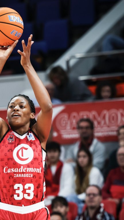 Stephanie Mawuli, durante el partido