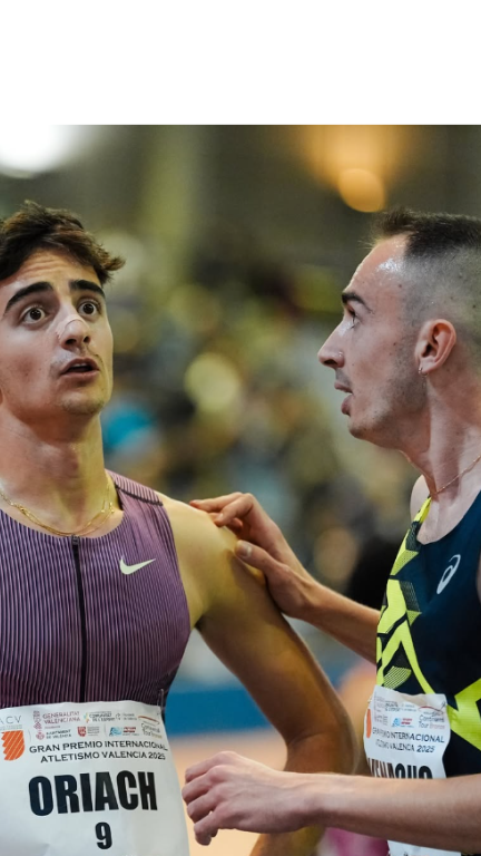 Pol Oriach y Menacho en el Mitin Internacional de Valencia. Foto:IG Pol Oriach