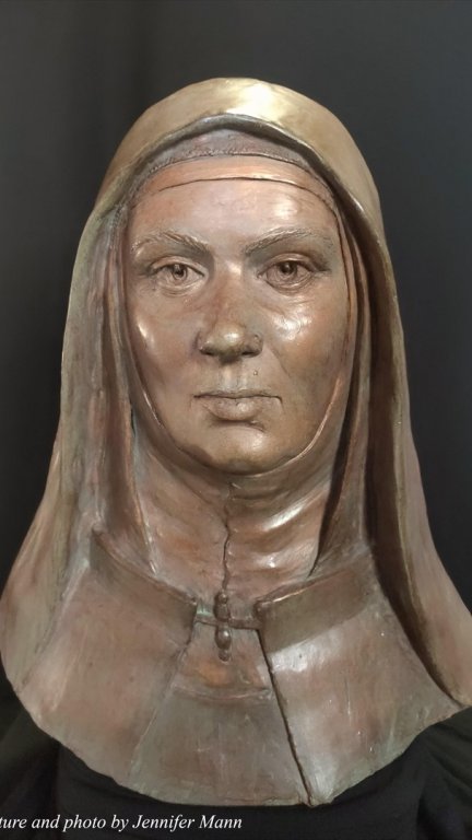 Busto con la reconstrucción del rostro de santa Teresa. / Carmelitas Descalzos