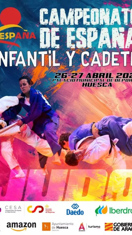 Cartel oficial de la competición de este próximo fin de semana en Huesca