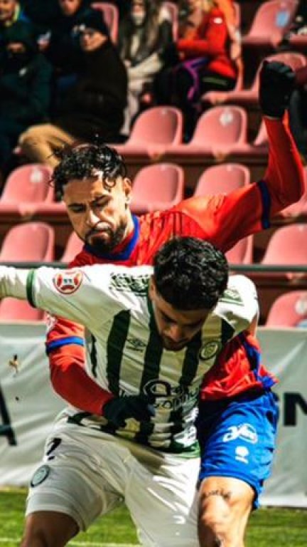 Un momento del partido en Pinilla