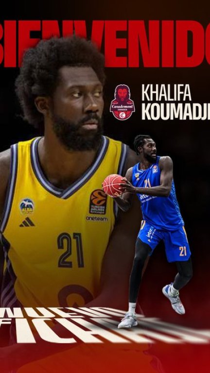 El Casademont Zaragoza incorpora al pívot Khalifa Koumadje