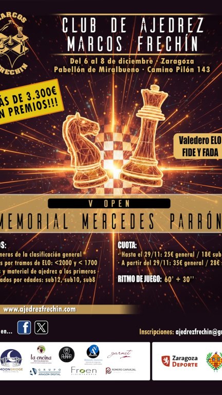 Cartel oficial del torneo que arranca este sábado.