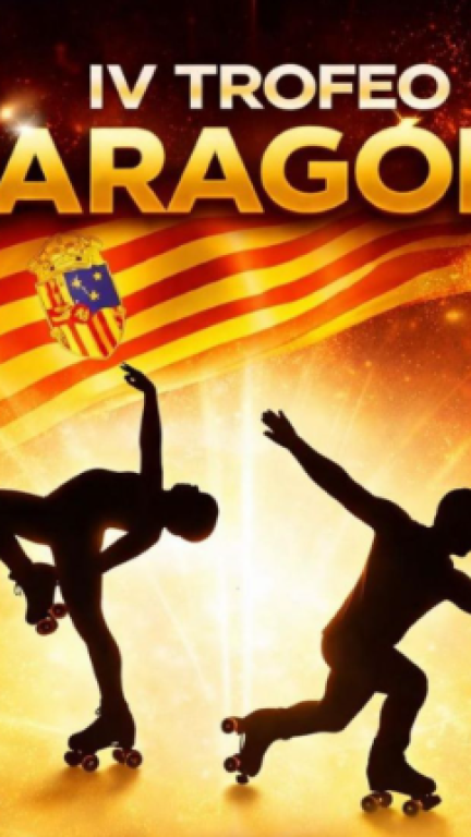 Cartel del IV Trofeo de Aragón de Patinaje Artístico