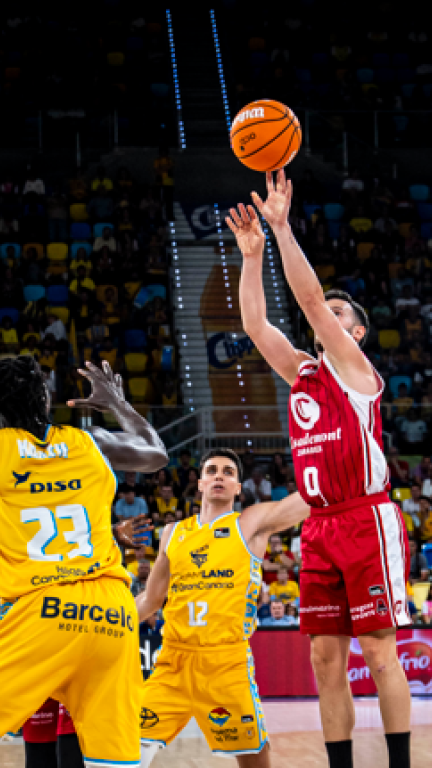Un momento del partido en Gran Canaria