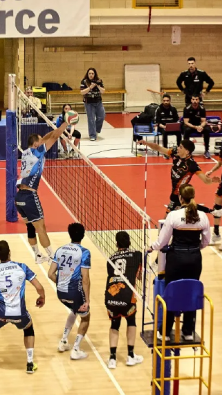 Un momento del partido disputado en Los Pajaritos