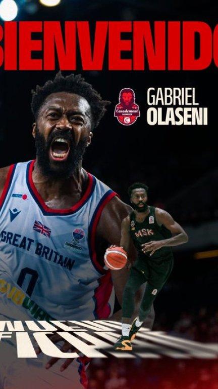 Gabriel Olaseni, nuevo fichaje del Casademont Zaragoza.