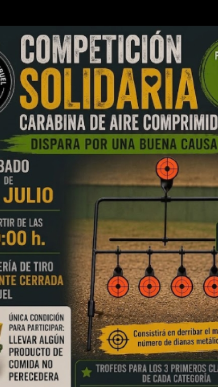 Cartel anunciador de la Tirada Solidaria de Teruel