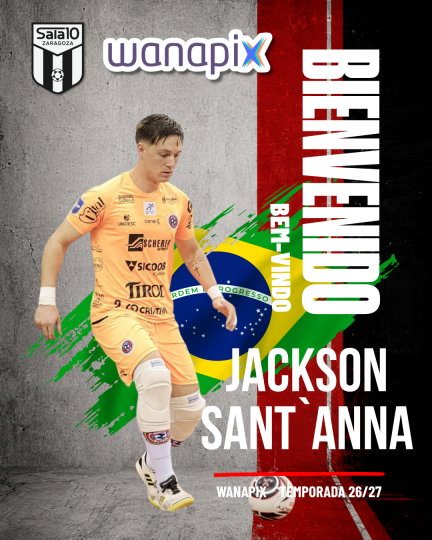 Jackson, nuevo guardameta del Wanapix Sala 10 Zaragoza