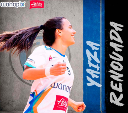 Yaiza renueva con el Wanapix Aldelís Intersala10 Zaragoza.
