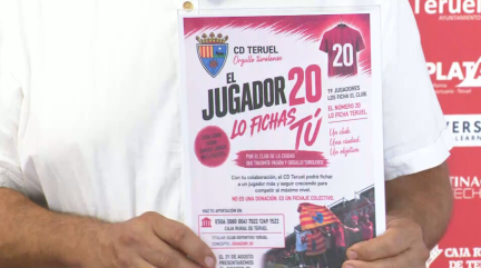 El CD Teruel busca ayuda económica.