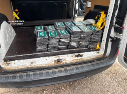 Droga incautada por la Guardia Civil