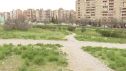 Terreno donde se construirán las futuras piscinas de La Almozara. / Aragón TV