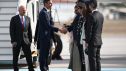 Pedro Sánchez a su llegada a Ankara, donde se celebra la cumbre de la OTAN. / EFE