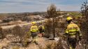 El incendio declarado en las Cinco Villas sigue evolucionando favorablemente.