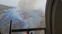 Incendio declarado este lunes en la localidad turolense de Ejulve.