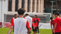Imagen de un entrenamiento del CD Teruel.