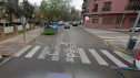 Zona donde ha ocurrido el atropello a un menor de 8 años, en Huesca.