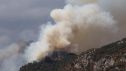 Imagen aérea del incendio originado en el municipio de Viu, en la Comarca de Ribagorza.