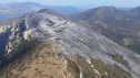 Imagen aérea del incendio de Loporzano (Huesca).