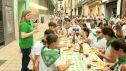 El 9 de agosto de San Lorenzo en Huesca comienza con los tradicionales almuerzos.