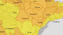 Aviso naranja por temperaturas extremas y tormentas en Aragón.