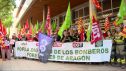 Los bomberos forestales de Aragón mantienen la huelga prevista para el próximo martes.